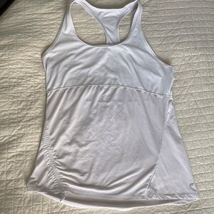 Women's Fabletics White Racerback Tank Top